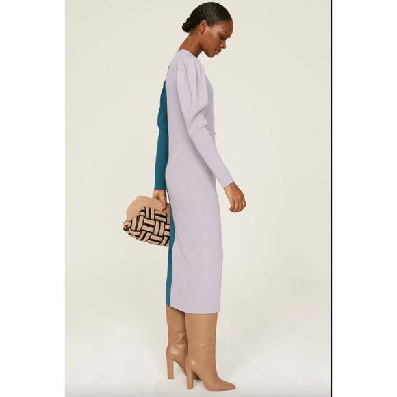 Busayo Rib Sweater Dress Sz S - Picture 2 of 7